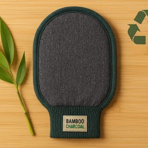 Eco Friendly Bamboo Charcoal Grooming Glove