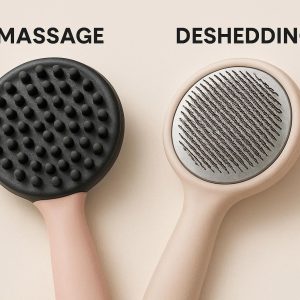 Dual Sided Cat Brush Massage and Deshedding