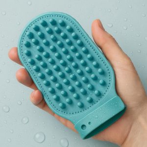 Waterproof Rubber Grooming Mitt Bath Brush